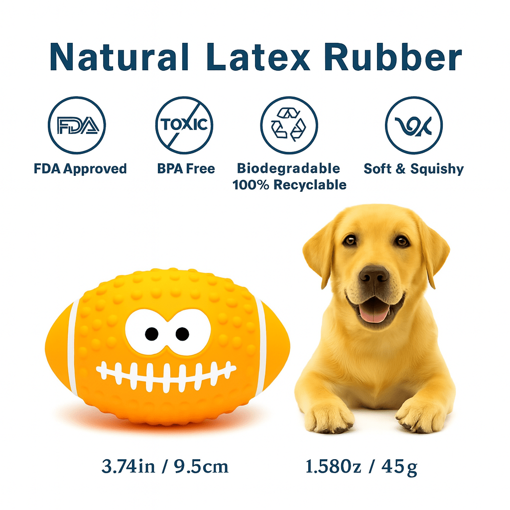 3 crazy squeaky balls for your furry friend with fun designs - Fenidog