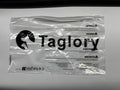 Taglory Rope Dog Leash 6 FT with Comfortable Padded Handle, Highly Reflective Threads Leash for Medium Large Dogs, 1/2 inch, Black