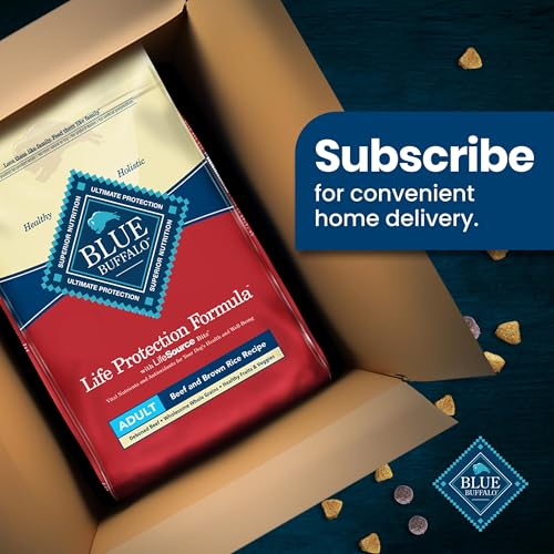 Blue Buffalo Dog Food – 5 lb – Beef & Brown Rice Supports Strong Muscles · Natural Ingredients