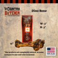 THE COUNTRY BUTCHER Giant Dog Bone – Natural Treat for Medium & Large Dogs (1-Pack, USA Made)