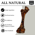K9 Connoisseur Goliath Marrow Bone – Single-Ingredient Treat for Large Dogs Over 50 lbs (1-Pack, USA Made)