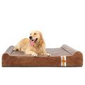 Laifug Dog Bed – XL 50”x36” – 10” Orthopedic Memory Foam Waterproof Liner · Washable Cover · Smart Pillow Design