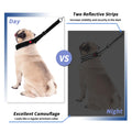 Monstoyo Martingale Dog Collar – Reflective No-Pull Training Collar with Buckle (Black, M)