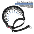 Monstoyo Martingale Dog Collar – Reflective No-Pull Training Collar with Buckle (Black, M)