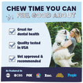 Pawstruck Bully Sticks – 12” · 1 lb Bag All-Natural · Long-Lasting · 100% Real Beef