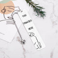 Golden Retriever Dog Bookmark – Metal Page Marker Gift for Dog Lovers & Bookworms