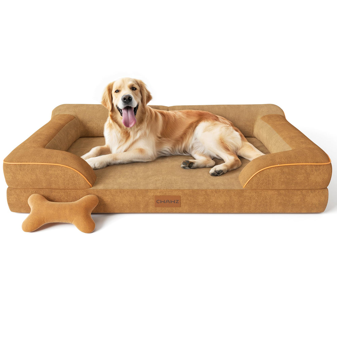 Deluxe Dog Crate Bed – 41”x27” – Plush & Waterproof Washable Cover · Anti-Slip Bottom · All Dog Sizes