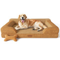 Deluxe Dog Crate Bed – 41”x27” – Plush & Waterproof Washable Cover · Anti-Slip Bottom · All Dog Sizes