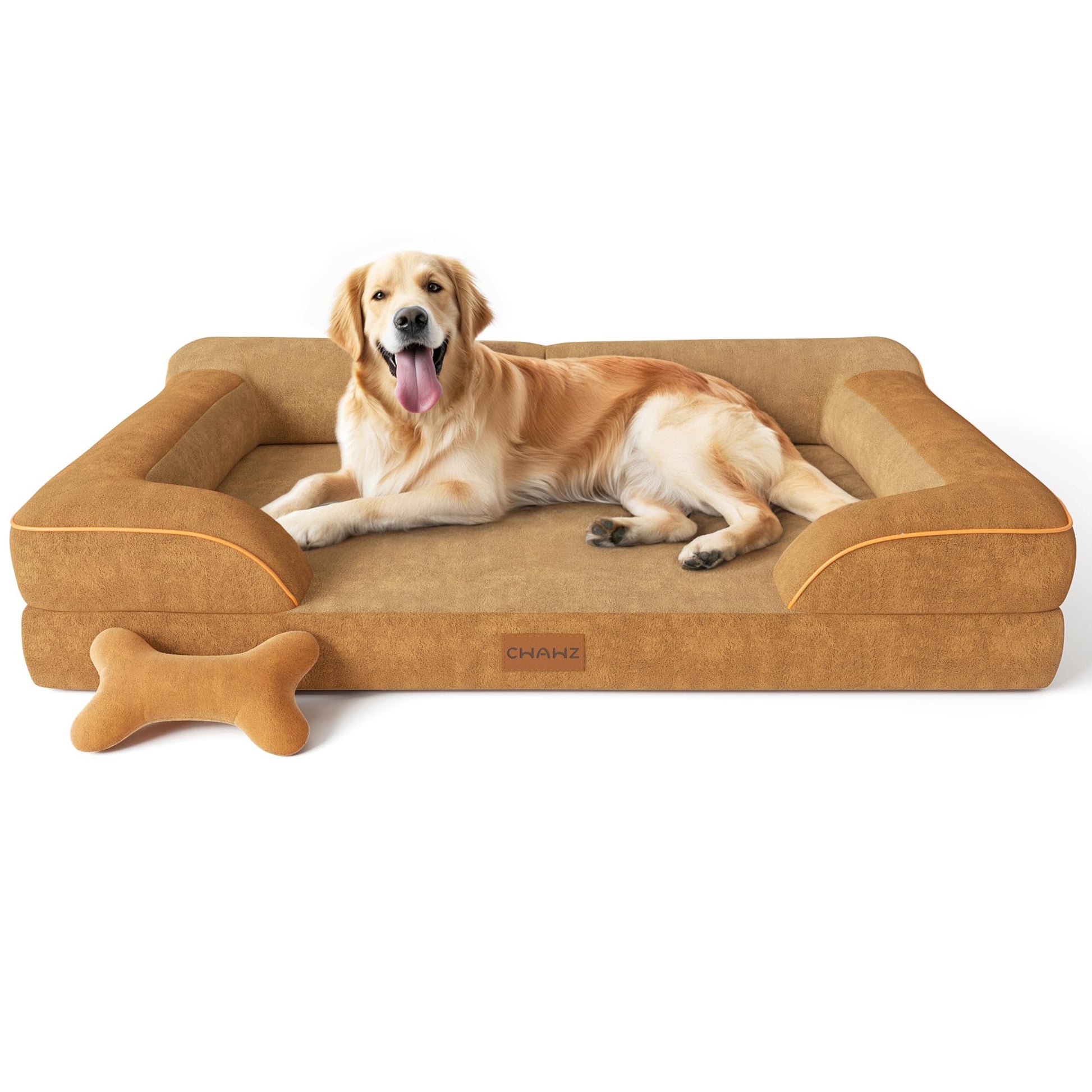 Deluxe Dog Crate Bed – 41”x27” – Plush & Waterproof Washable Cover · Anti-Slip Bottom · All Dog Sizes