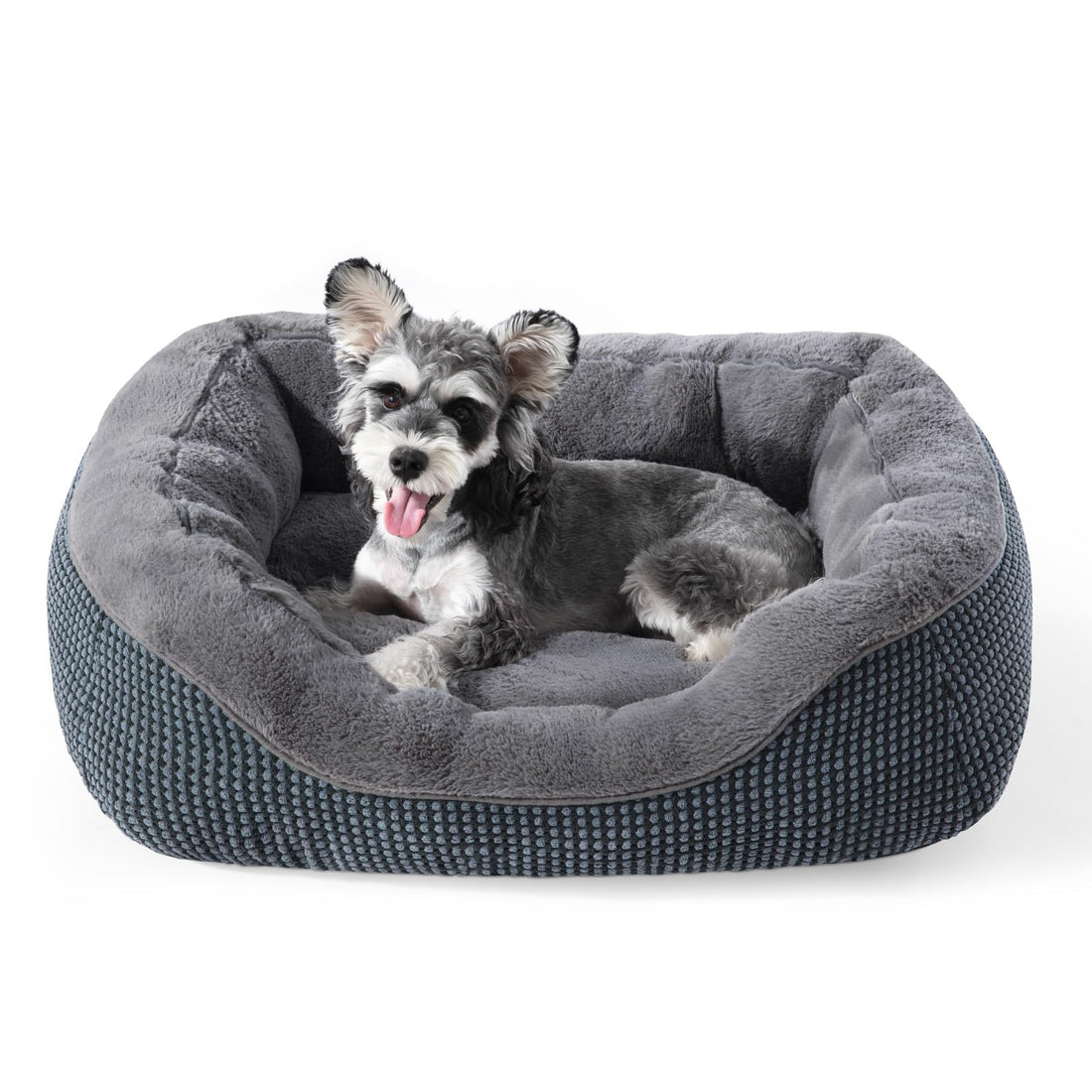 INVENHO Orthopedic Dog Bed – Small, Calming, Washable, Soft & Durable, Non-Slip (20”)