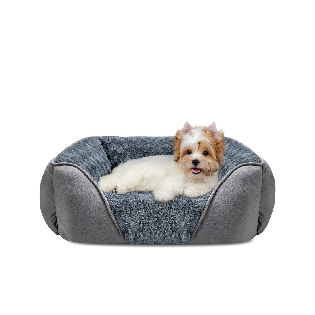 INVENHO Orthopedic Dog Bed – Small, Calming, Washable, Soft & Durable, Non-Slip (20”)