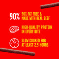 Pup-Peroni Dog Treats, Lean Beef Flavor, 38 Ounce, Made with Real Beef, 90% Fat Free