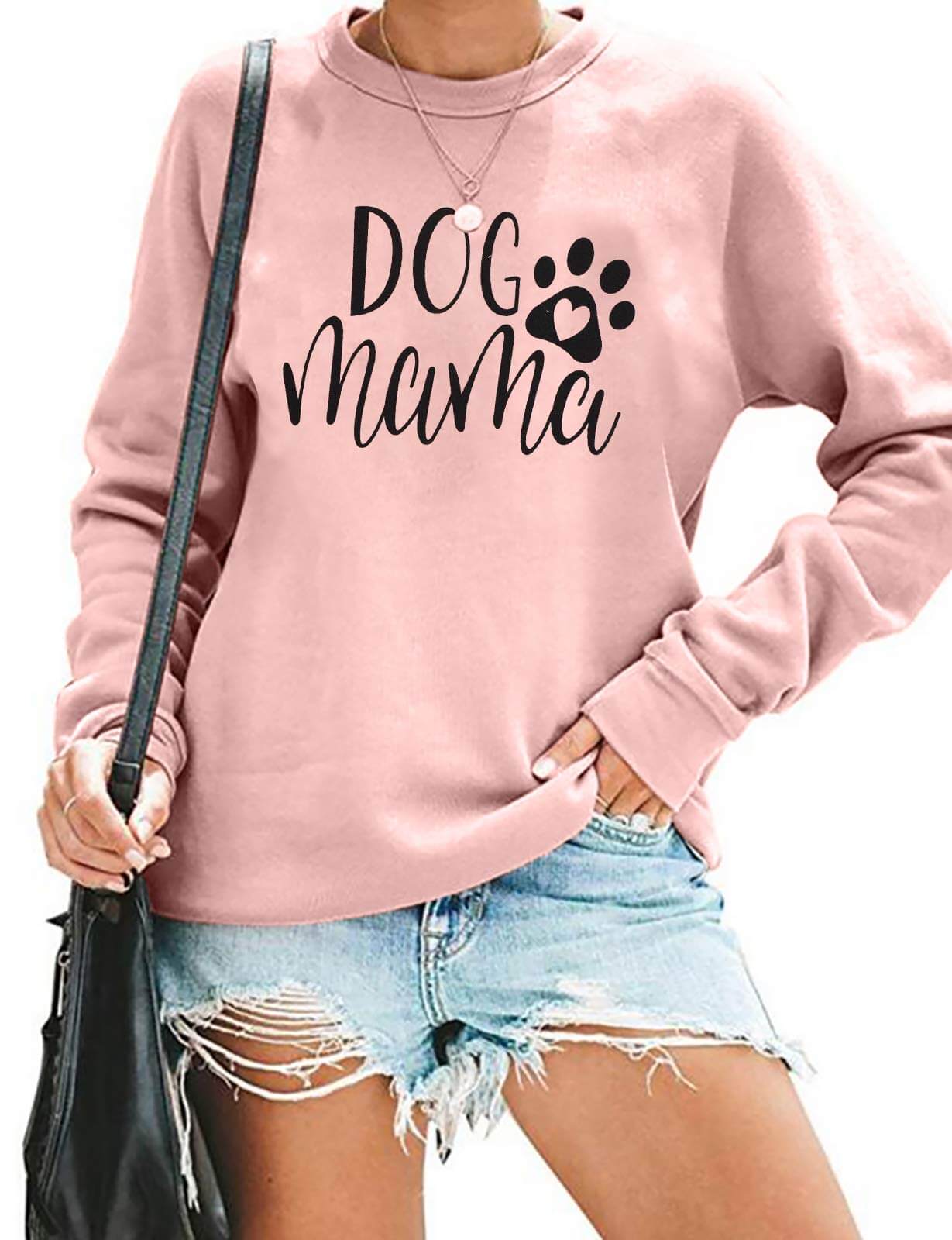 Dog Mom Sweatshirt – Cute Graphic Pullover for Women & Puppy Lovers