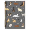 Dog Lover Journal – Cute Puppy Spiral Notebook for Women, Men & Students (5.5x8.3”)