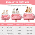 Zerbuger Orthopedic Dog Bed – Medium, Supportive, Washable, Non-Slip, Pink