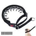 Monstoyo Martingale Dog Collar – Reflective No-Pull Training Collar with Buckle (Black, M)