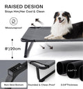 Made4Pets Dog Bed – Large 42”x28” – Elevated & Cooling Chew-Resistant · Washable Mesh · Indoor/Outdoor Use