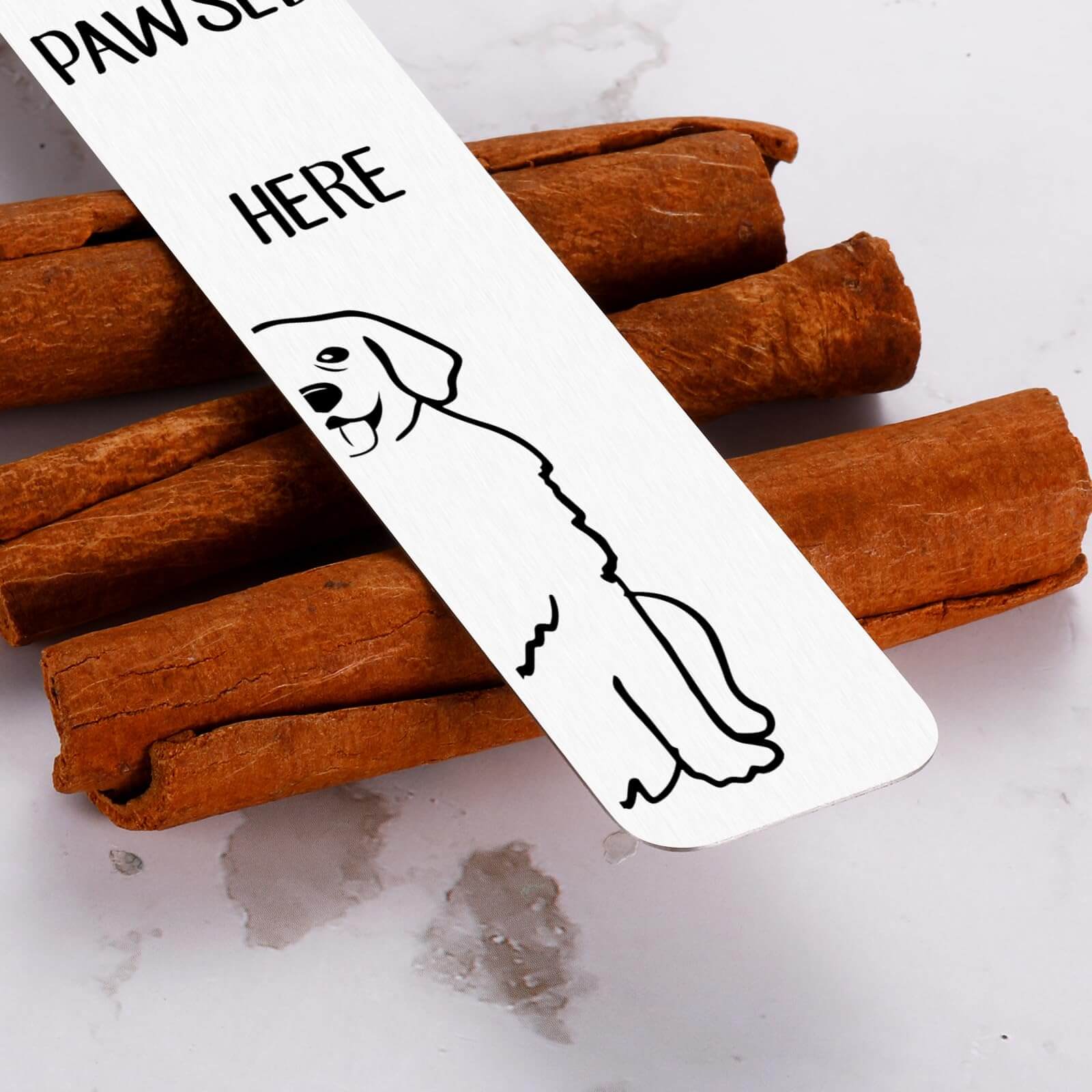 Golden Retriever Dog Bookmark – Metal Page Marker Gift for Dog Lovers & Bookworms