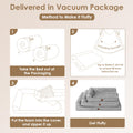 EHEYCIGA Memory Foam Dog Bed – Medium, Orthopedic, Waterproof, Washable, Grey (30”)