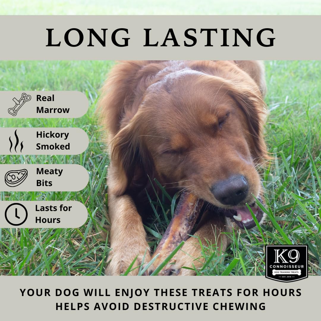 K9 Connoisseur Goliath Marrow Bone – Single-Ingredient Treat for Large Dogs Over 50 lbs (1-Pack, USA Made)