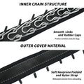 Monstoyo Martingale Dog Collar – Reflective No-Pull Training Collar with Buckle (Black, M)