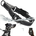Airtag Dog Collar – Waterproof Reflective Martingale Collar with Padded Nylon & Holder