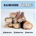 Pawstruck Bully Sticks – 12” · 1 lb Bag All-Natural · Long-Lasting · 100% Real Beef