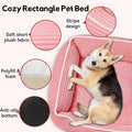 Zerbuger Orthopedic Dog Bed – Medium, Supportive, Washable, Non-Slip, Pink