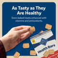 Blue Buffalo Health Bars – 3 lb – Bacon, Egg & Cheese Oven-Baked · Crunchy Biscuits · Natural Ingredients