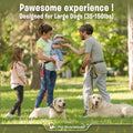 Pet Dreamland Hands-Free Dog Leash – Waist Belt Lead for Large Dogs (Khaki & Orange)