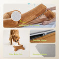 Deluxe Dog Crate Bed – 41”x27” – Plush & Waterproof Washable Cover · Anti-Slip Bottom · All Dog Sizes