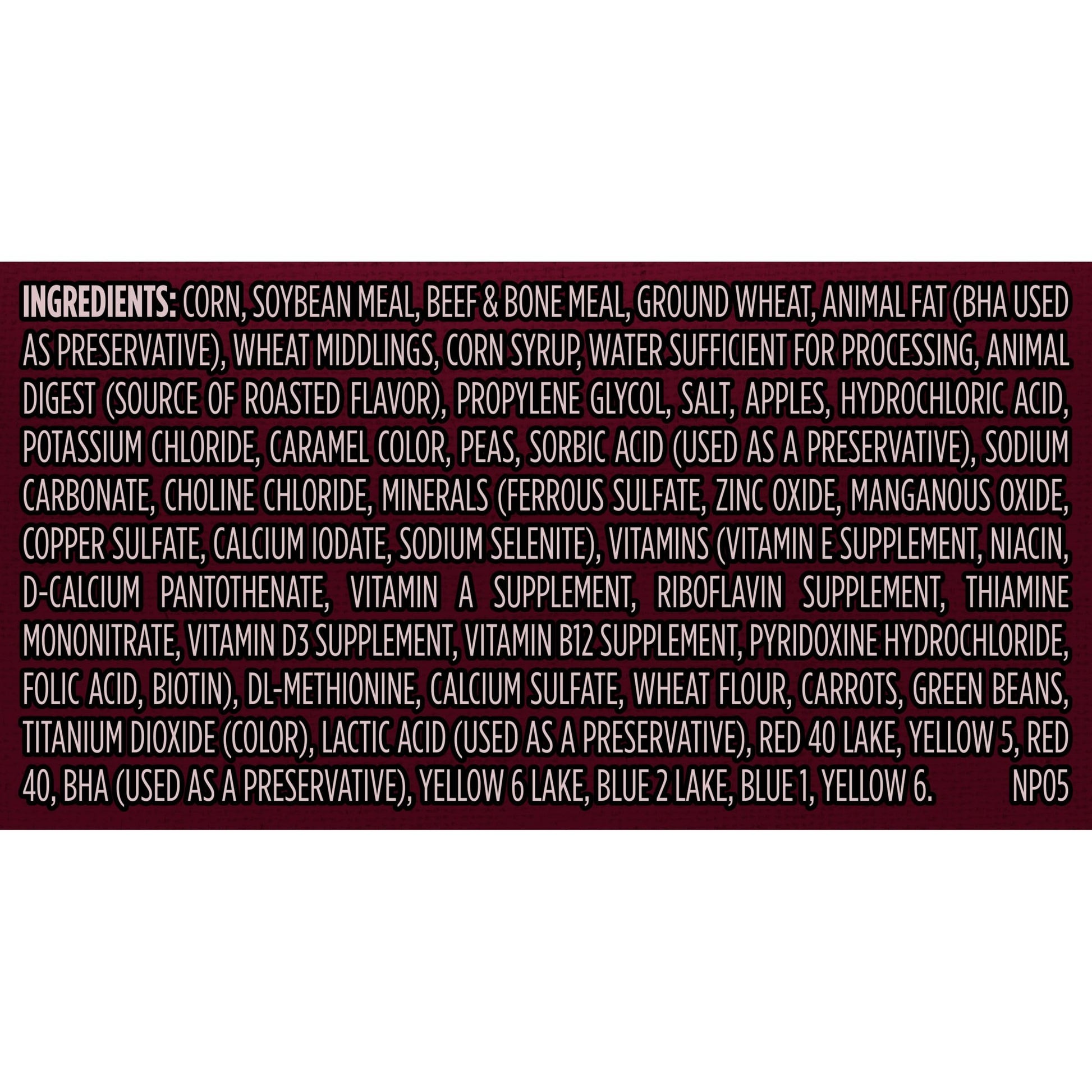 Kibbles 'n Bits Bistro Dry Dog Food, Oven Roasted Beef, Spring Vegetable & Apple Flavors for Adult Dogs, 45 lb. Bag