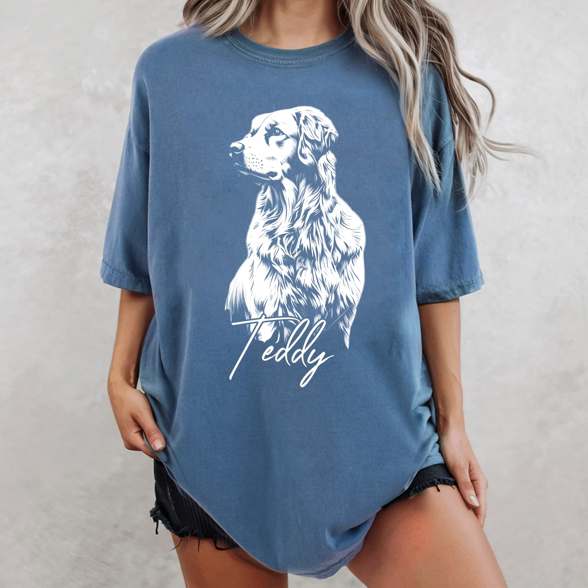 Personalized Pet Photo T-Shirt – Custom Dog or Cat Shirt for Pet Lovers