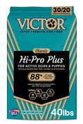 Victor Dog Food – 40 lb – Hi-Pro Plus, Multi-Meat Blend Premium Kibble · 30% Protein · For Active Dogs & Puppies