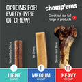 Chomp'ems Purehide Sticks Healthy Natural Rawhide Dog Chew, 12 oz
