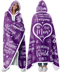 Wearable Blanket Hoodie for Mom – Cozy Sherpa Fleece Gift for Mother’s Day or Birthday