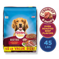 Kibbles 'n Bits Bistro Dry Dog Food, Oven Roasted Beef, Spring Vegetable & Apple Flavors for Adult Dogs, 45 lb. Bag