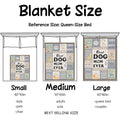 XALAZY Dog Mom Blanket – 50”x60” Throw Gift for Dog Lovers & Pet Owners