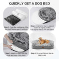 Orthopedic Dog Bed – XL – 3.7” Thick Egg-Crate Foam Joint Support · Washable Cover · Ideal for Seniors & Recovery