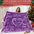 Wearable Blanket Hoodie for Mom – Cozy Sherpa Fleece Gift for Mother’s Day or Birthday