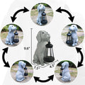 Solar Dog Garden Lantern – LED Outdoor Statue for Yard, Patio & Balcony