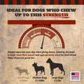 THE COUNTRY BUTCHER Giant Dog Bone – Natural Treat for Medium & Large Dogs (1-Pack, USA Made)