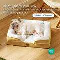 Bedsure Orthopedic Dog Bed – Medium, Waterproof, Washable, Non-Slip, Spicy Mustard (28”)