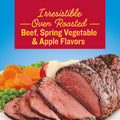 Kibbles 'n Bits Bistro Dry Dog Food, Oven Roasted Beef, Spring Vegetable & Apple Flavors for Adult Dogs, 45 lb. Bag