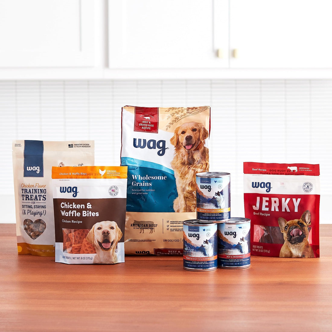 Amazon Brand - Wag Dry Dog Food Salmon & Sweet Potato, Grain Free 24 lb Bag - Fenidog