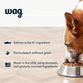 Amazon Brand - Wag Dry Dog Food Salmon & Sweet Potato, Grain Free 24 lb Bag - Fenidog
