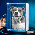 ArtPix 3D Crystal Photo – Personalized Dog Memorial Gift with Custom Laser Engraving - Fenidog