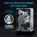 ArtPix 3D Crystal Photo – Personalized Dog Memorial Gift with Custom Laser Engraving - Fenidog
