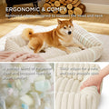 Bedsure Dog Bed – Large 36”x27” – Orthopedic Fleece Washable · Removable Cover · Soft Corduroy Design - Fenidog