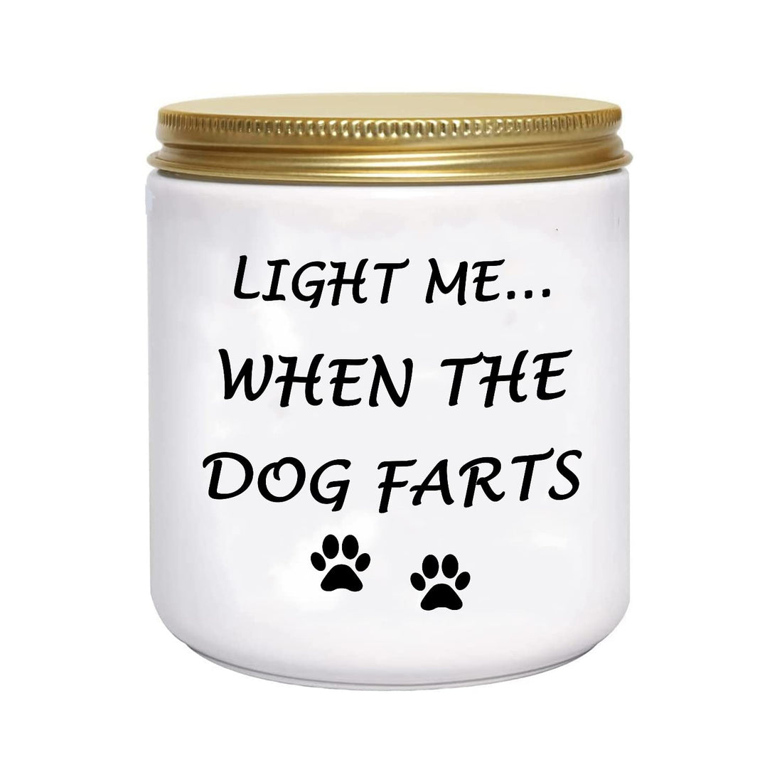 BFJLIFE Funny Dog Mom Candle – “Light Me When Farts” Lavender Soy Gift for Women - Fenidog